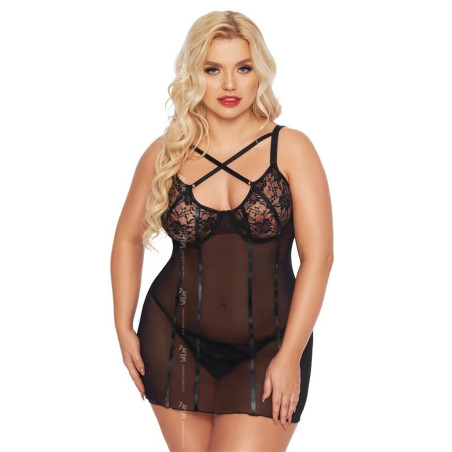 Cornelia Nuisette noire transparente