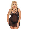 Cornelia Nuisette noire transparente