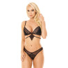 Camila ensemble dentelle noire string